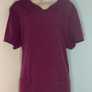 Heart soul scrub top